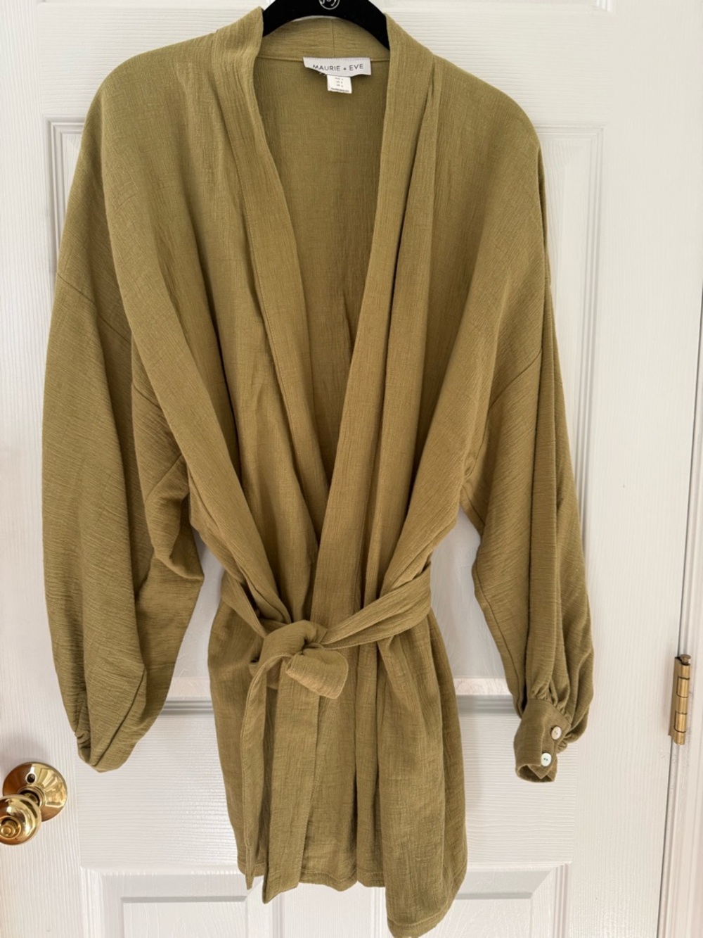 Maurie & Eve Nala Olive Kimono Mini Dress